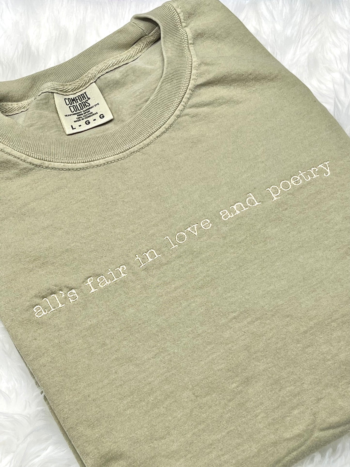 All's Fair In Love TS Inspired Shirt Glass Can